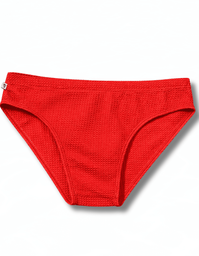 Sunga Vermelha Texturizada Slim