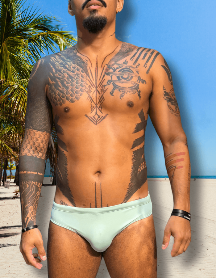 Sunga Verde Mar Aslan Slim