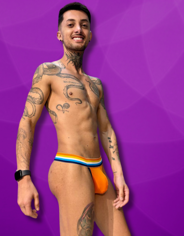 Thong Lingerie Laranja